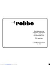 ROBBE 2033 Operating Instructions Manual