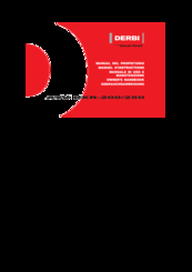 Derbi ATV DXR-250 Owner's Handbook Manual
