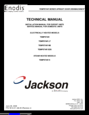 Enodis TEMPSTAR LT Technical Manual