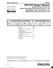 Philips S42SD-YD06 Service Manual