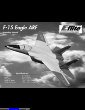E-FLITE F-15 Eagle Assembly Manual