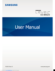 samsung level u pro manual pdf