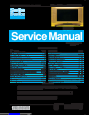 Philips Magnavox 32MF605W/17 Service Manual