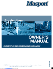 Masport MT23HM/B Owner's Manual
