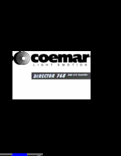Coemar Director 768 Instruction Manual