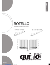 quiko Rotello QK-R400 Use And Maintenance Manual