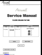 Airwell AWSI YIFA060–H13 Service Manual