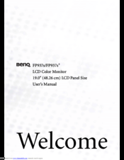 BenQ FP937s+ User Manual