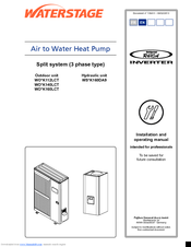 Waterstage WO*K160LCT Installation And Operating Manual