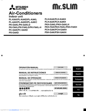 Mitsubishi Electric PKH-FAK Operation Manual