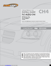 FlashLogic FLC-ALDL-CH4 Install Manual