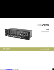 thomann ZM 4 User Manual