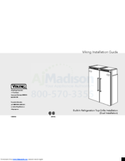 Viking VCFB5301LSS Installation Manual