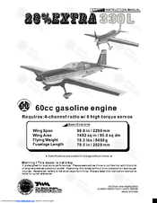THE WORLD MODELS 28% EXTRA 330L Instruction Manual