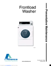 Alliance Laundry Systems FLW39H Series Preventative Maintenance