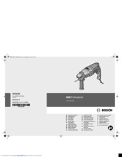 Bosch GSB 19-2 RE Professional Original Instructions Manual