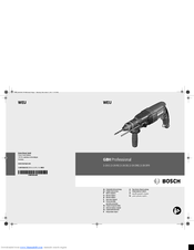Bosch 2-26 DFR Original Instructions Manual