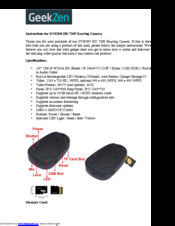 GeekZen DVK808 Instructions Manual