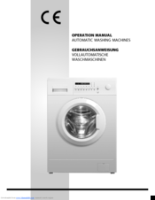 Exquisit wa7210 Operation Manual