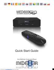 Mede8er MED600X3D Quick Start Manual