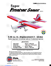 THE WORLD MODELS Super Frontier Senior A088S Instruction Manual