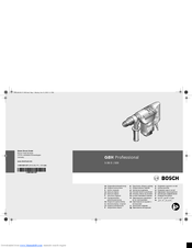 Bosch GBH Professional 500 Original Instructions Manual