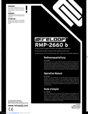 Reloop RMP-2660 b Operation Manual
