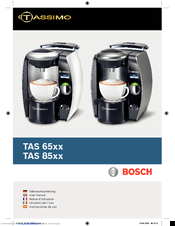 Bosch Tassimo TAS 85 Series User Manual