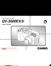 Casio QV-3000EX/Ir User Manual