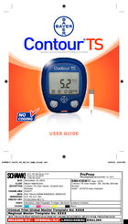 contour ts glucometer manual