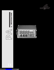 Monacor TXA-200ACCU Instruction Manual