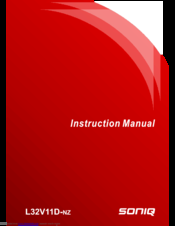 SONIQ L32V11D-NZ Instruction Manual