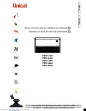 Unical PS09 18HI User& Installer's Manual