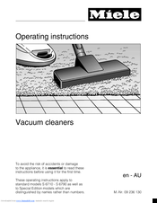 Miele S6730 Operating Instructions Manual