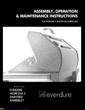 Everdure FLINDERS Assembly, Operation & Maintenance Instructions