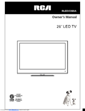 RCA RLEDV2680A Owner's Manual