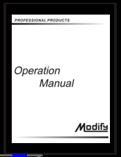 Modify 223XL-234 Operation Manual