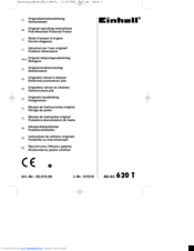 EINHELL BG-EC 620 T Original Operating Instructions