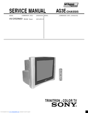 Sony KV-DR29N93 Service Manual