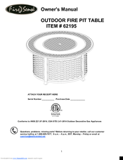 Firesense 62195 Owner's Manual
