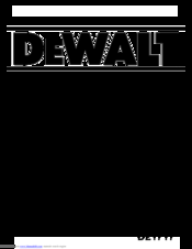 DeWalt D21717 Manual