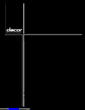 Dacor Distinctive DTHP48 Installation Instructions Manual