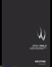 Westfire WF23 Installation Manual And Operating Instructions