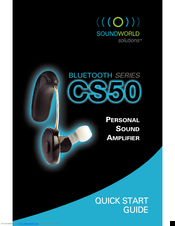 Soundworld Bluetooth series CS50 Quick Start Manual