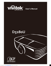 Texas Instruments Vivitek D5280U User Manual