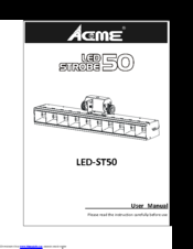 ACME LED STROBE 50 User Manual