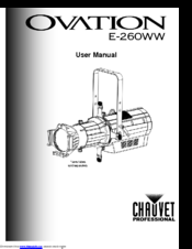Chauvet Ovation E-260WW User Manual