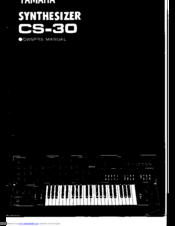 Yamaha CS-30 Owner's Manual