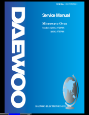 Daewoo KOG-37DP0S Service Manual