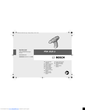 Bosch 8-LI Professional Original Instructions Manual